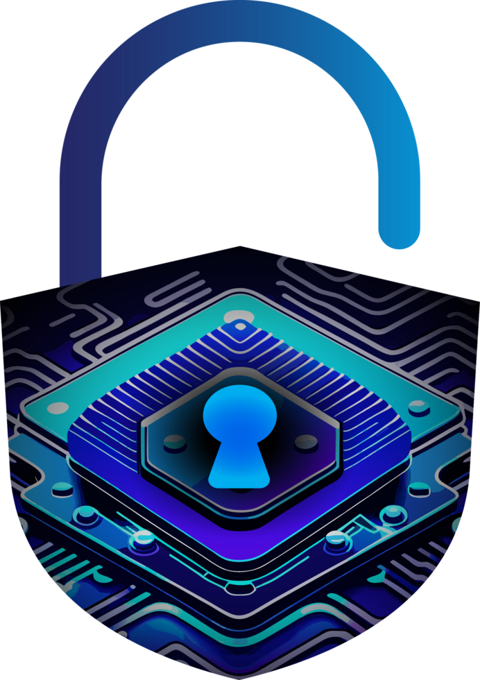 Modern Technology Cybersecurity Icon Crop-out png