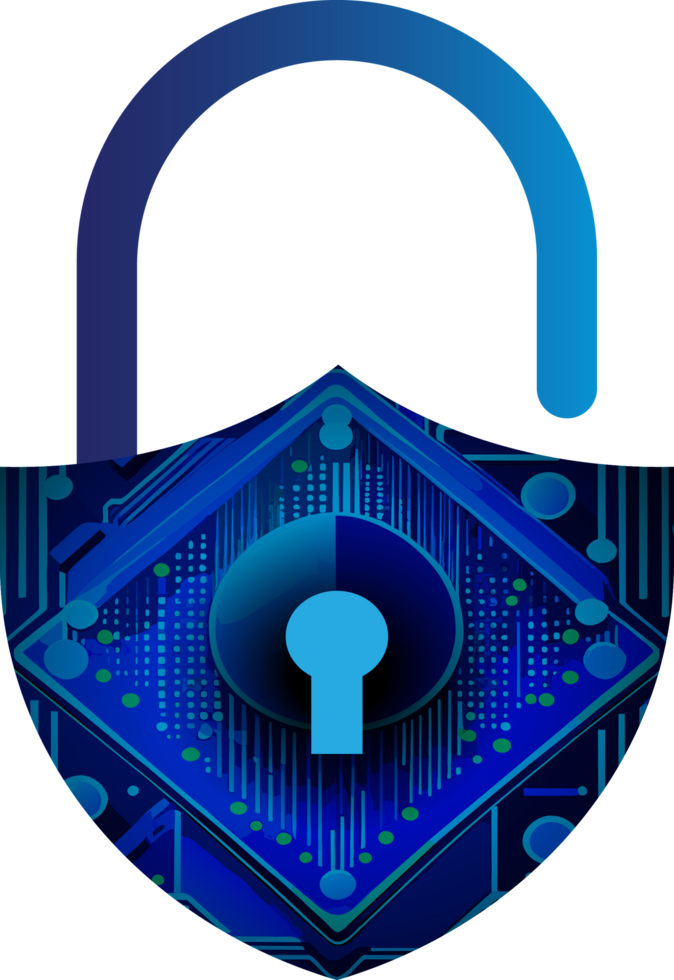 Modern Technology Cybersecurity Icon Crop-out png