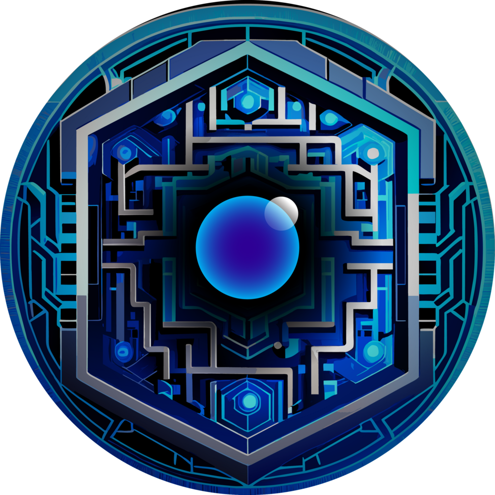 Modern Technology Cybersecurity Icon Crop-out png
