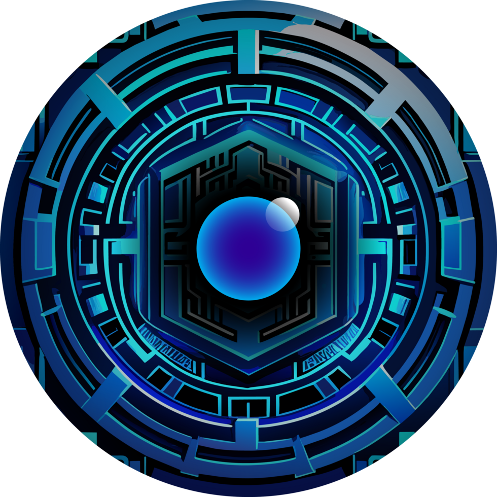 Modern Technology Cybersecurity Icon Crop-out png