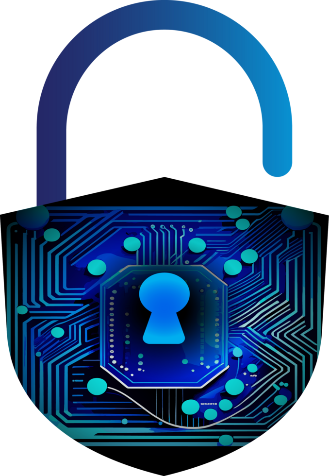 Modern Technology Cybersecurity Icon Crop-out png