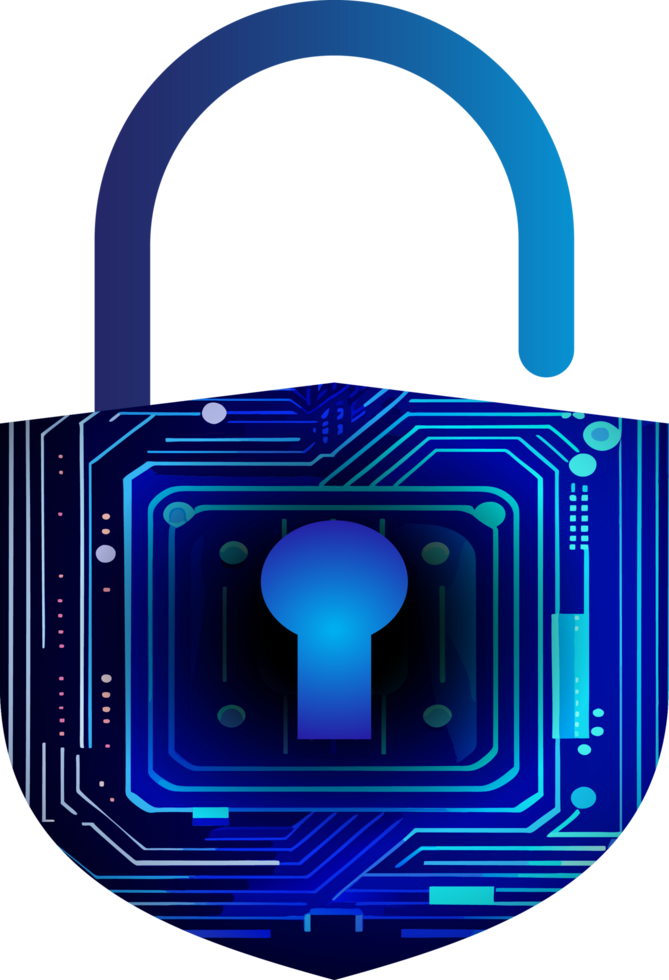 Modern Technology Cybersecurity Icon Crop-out png