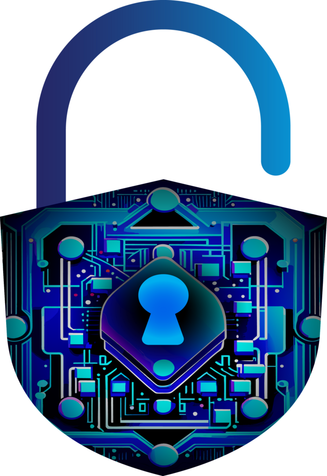 Modern Technology Cybersecurity Icon Crop-out png