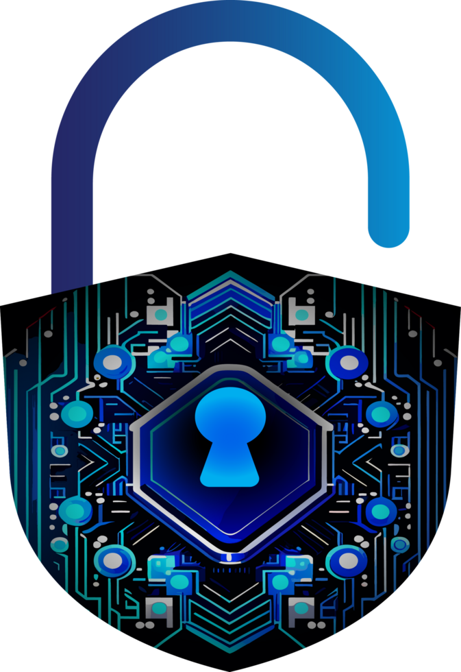 Modern Technology Cybersecurity Icon Crop-out png