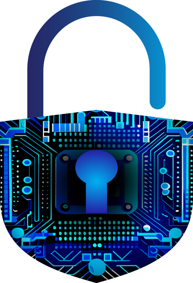 Modern Technology Cybersecurity Icon Crop-out png