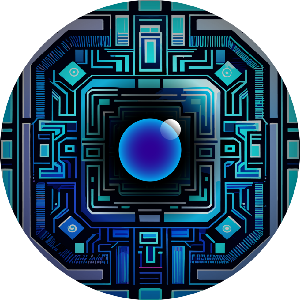 Modern Technology Cybersecurity Icon Crop-out png