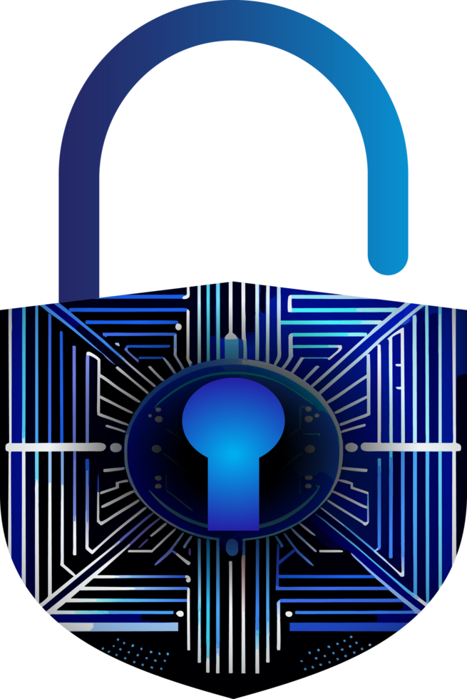 Modern Technology Cybersecurity Icon Crop-out png
