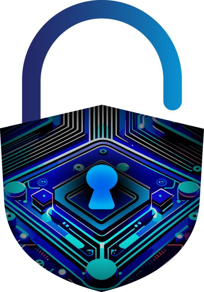 Modern Technology Cybersecurity Icon Crop-out png