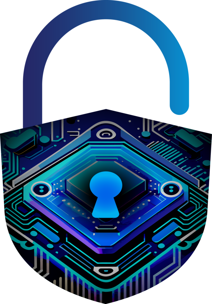 Modern Technology Cybersecurity Icon Crop-out png