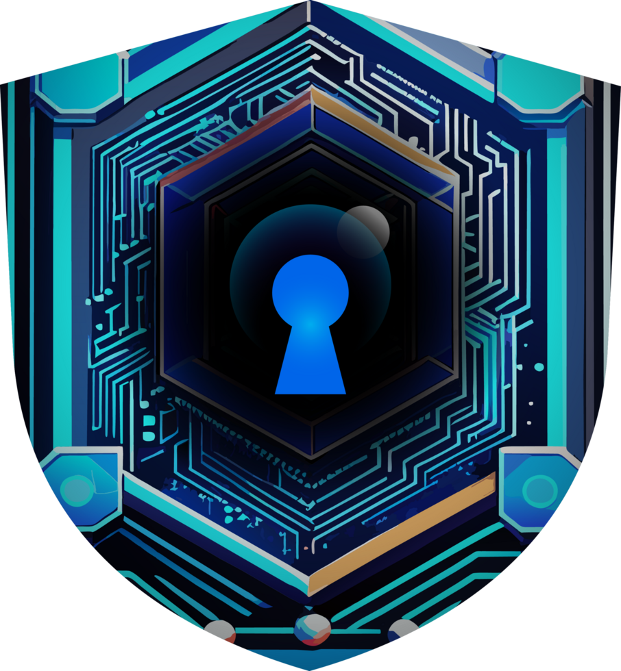 Modern Technology Cybersecurity Icon Crop-out png