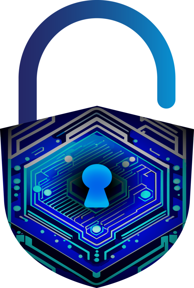 Modern Technology Cybersecurity Icon Crop-out png
