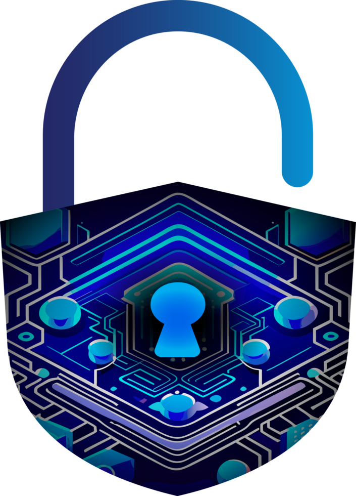 Modern Technology Cybersecurity Icon Crop-out png