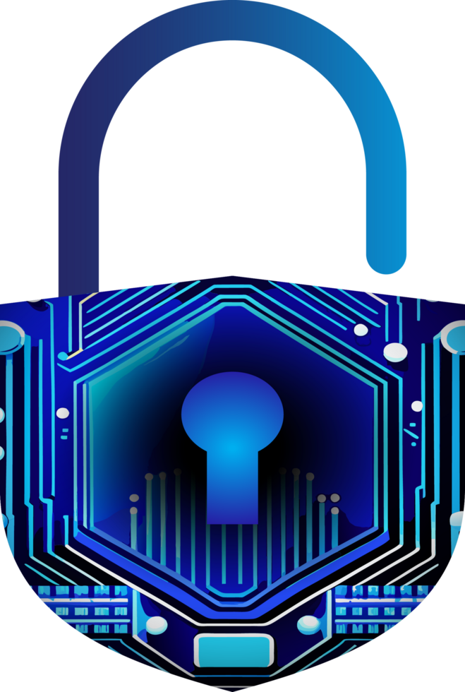 Modern Technology Cybersecurity Icon Crop-out png