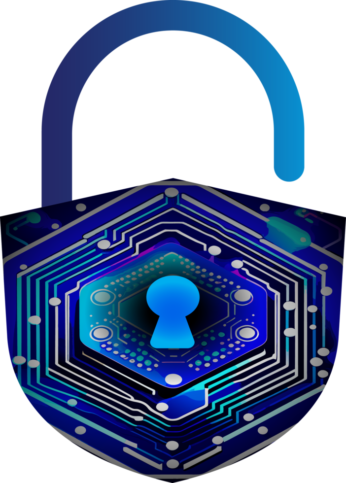 Modern Technology Cybersecurity Icon Crop-out png