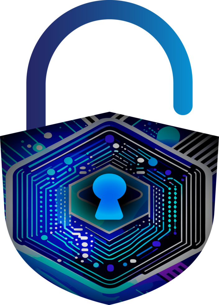 Modern Technology Cybersecurity Icon Crop-out png