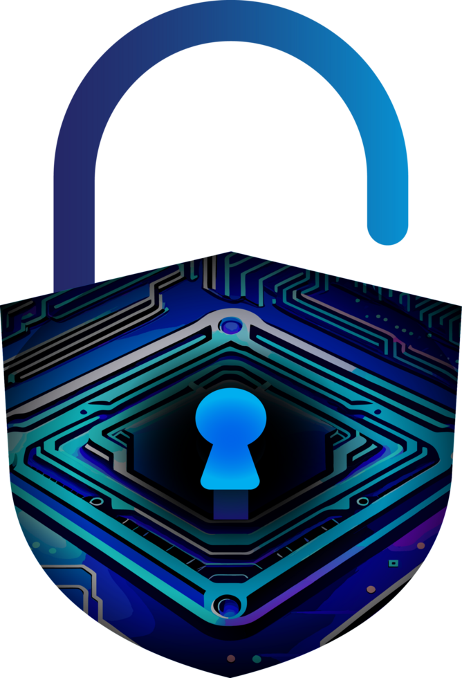 Modern Technology Cybersecurity Icon Crop-out png