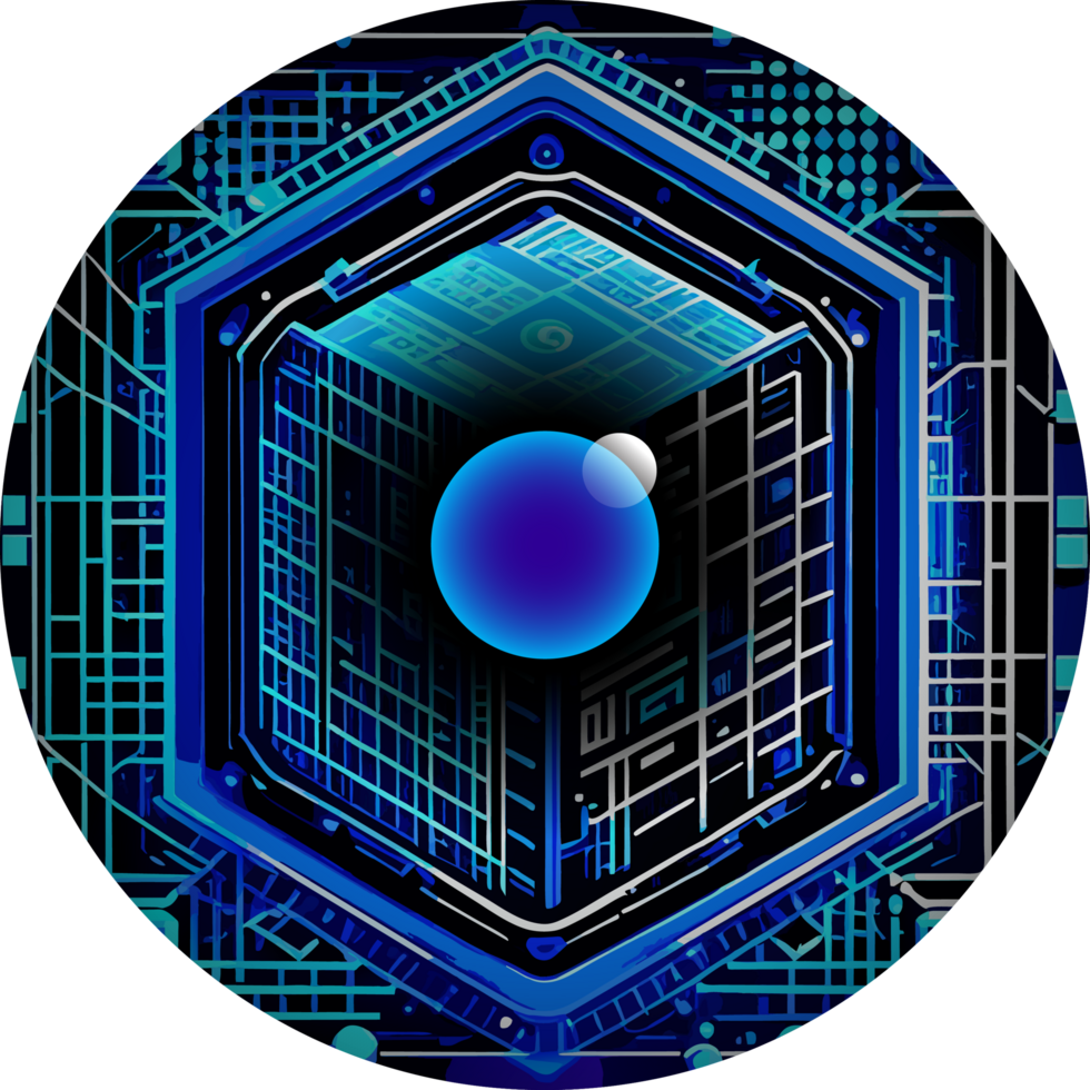 Modern Technology Cybersecurity Icon Crop-out png