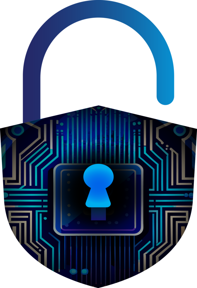 Modern Technology Cybersecurity Icon Crop-out png