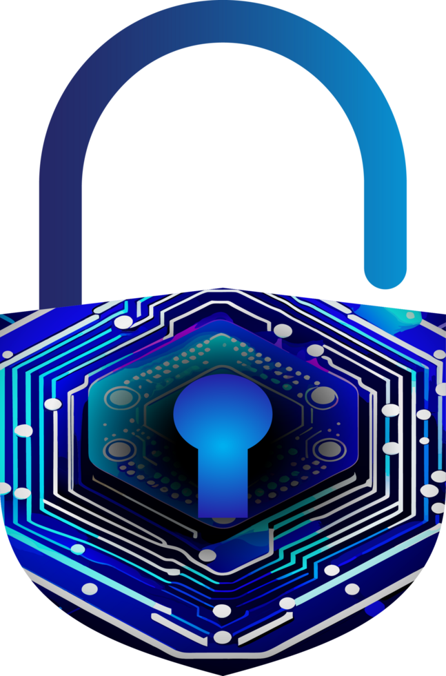 Modern Technology Cybersecurity Icon Crop-out png