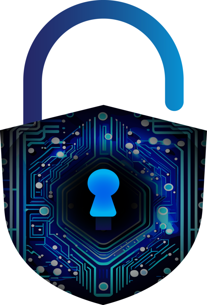 Modern Technology Cybersecurity Icon Crop-out png