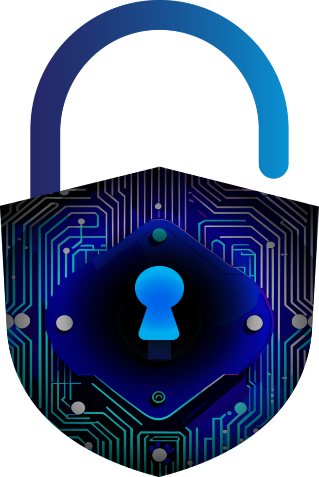 Modern Technology Cybersecurity Icon Crop-out png