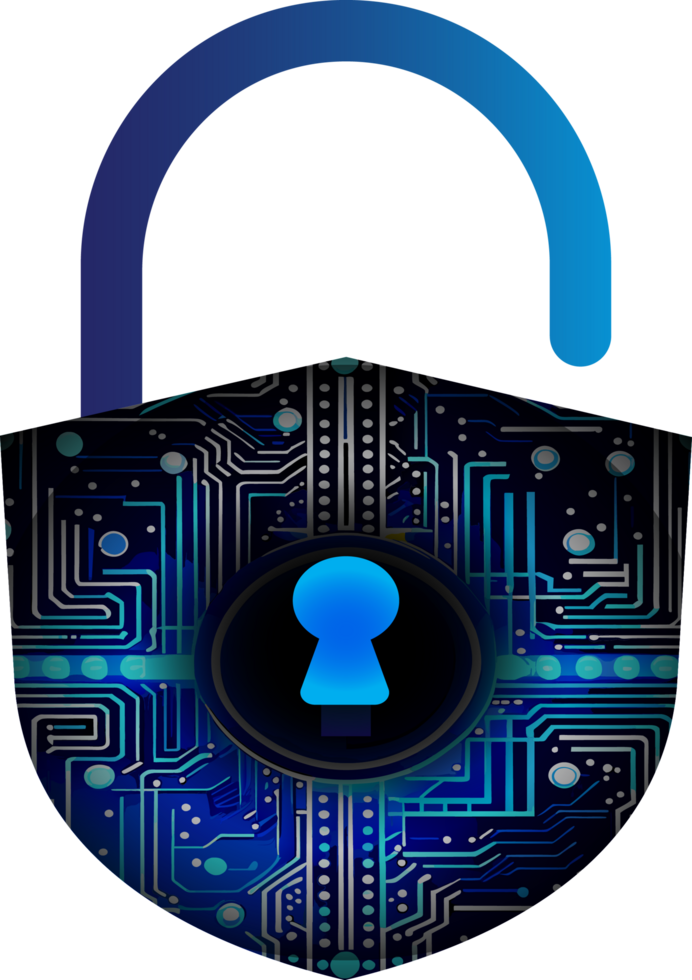 Modern Technology Cybersecurity Icon Crop-out png