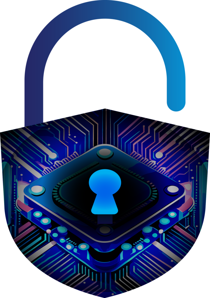 Modern Technology Cybersecurity Icon Crop-out png