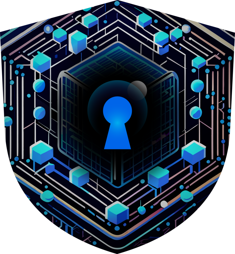 Modern Technology Cybersecurity Icon Crop-out png