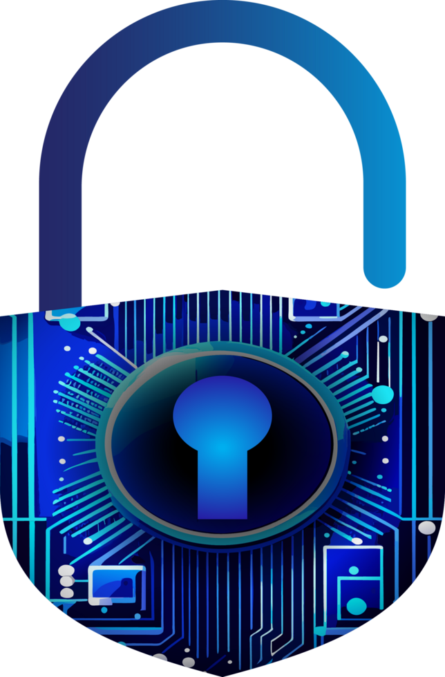 Modern Technology Cybersecurity Icon Crop-out png