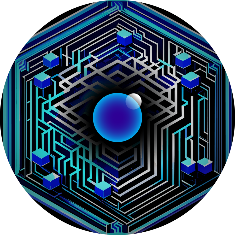 Modern Technology Cybersecurity Icon Crop-out png