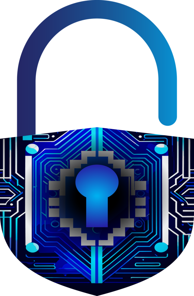 Modern Technology Cybersecurity Icon Crop-out png