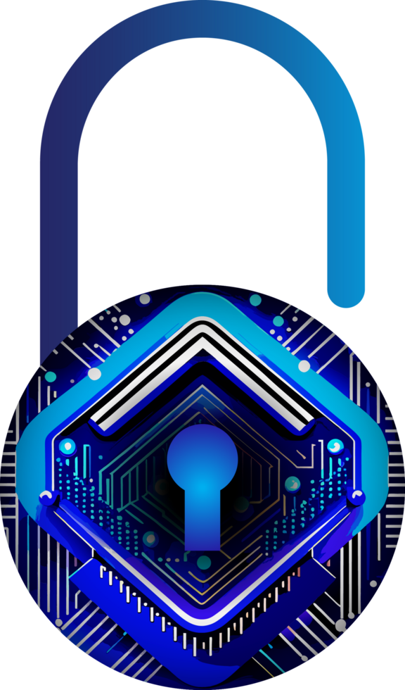 Modern Technology Cybersecurity Icon Crop-out png