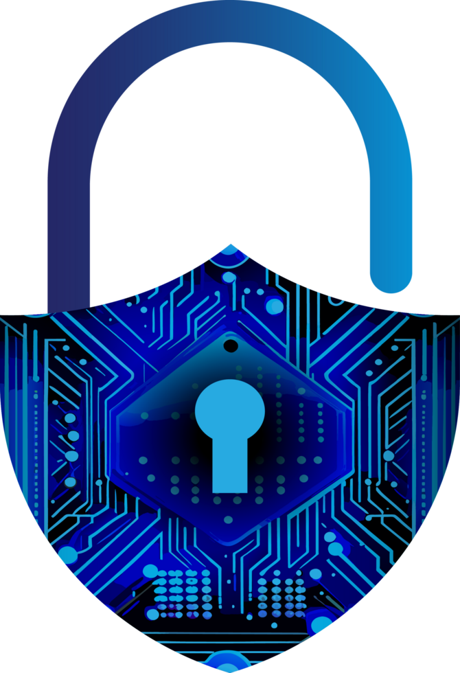 Modern Technology Cybersecurity Icon Crop-out png