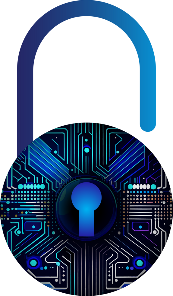 Modern Technology Cybersecurity Icon Crop-out png
