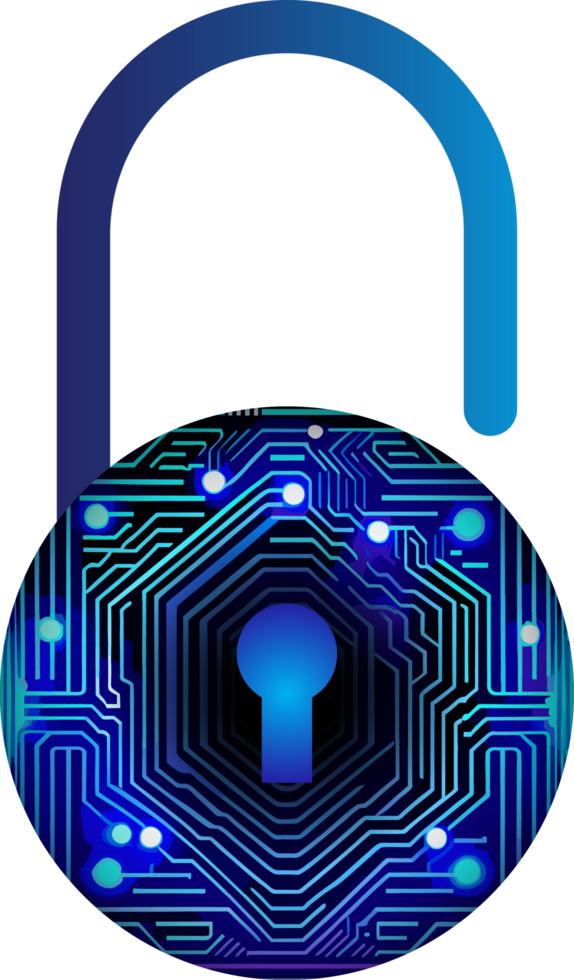 Modern Technology Cybersecurity Icon Crop-out png