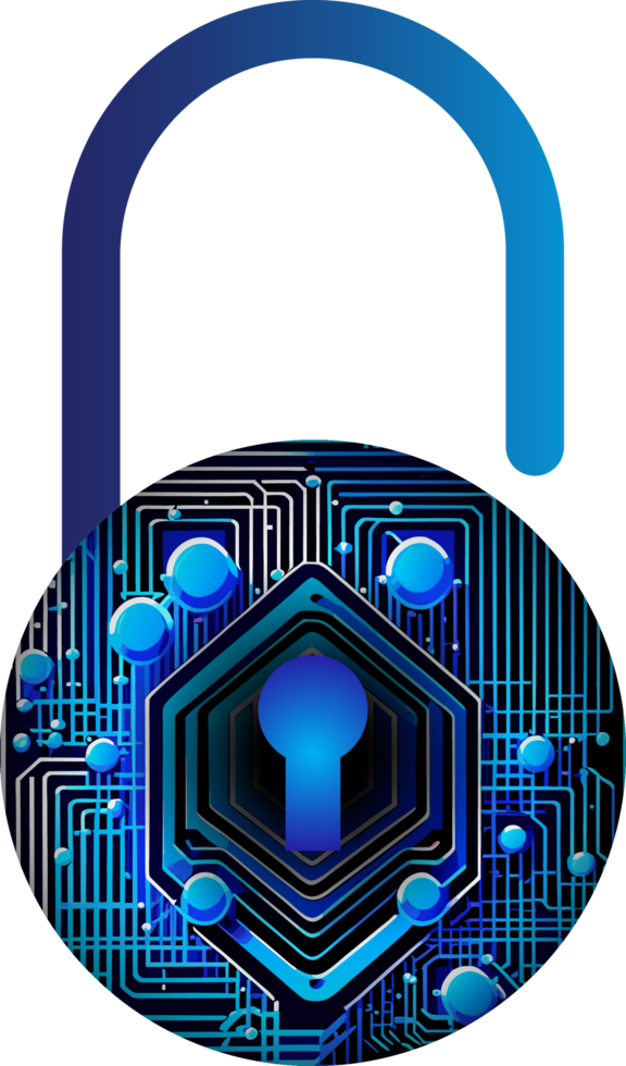 Modern Technology Cybersecurity Icon Crop-out png