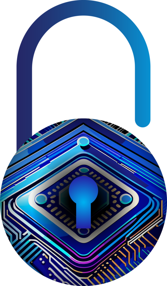 Modern Technology Cybersecurity Icon Crop-out png
