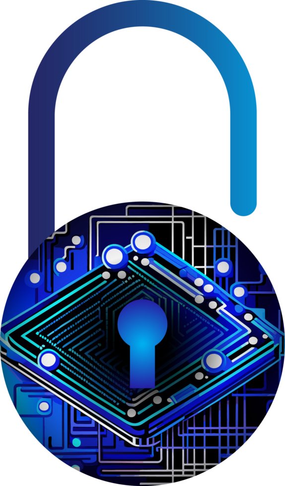 Modern Technology Cybersecurity Icon Crop-out png