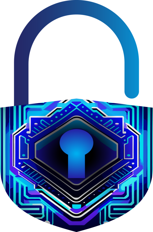 Modern Technology Cybersecurity Icon Crop-out png
