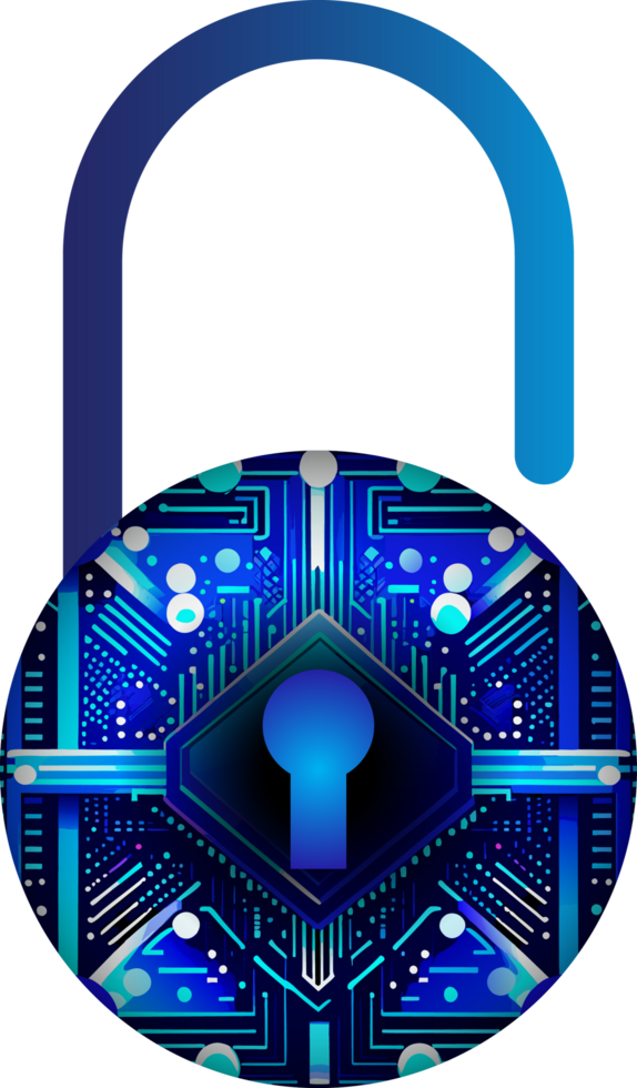 Modern Technology Cybersecurity Icon Crop-out png