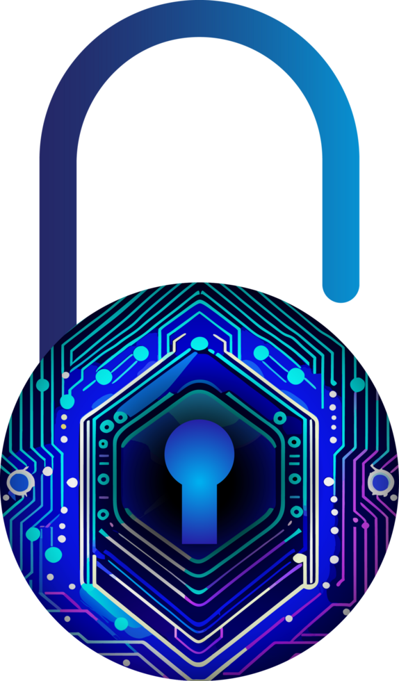 Modern Technology Cybersecurity Icon Crop-out png