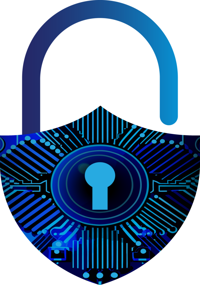 Modern Technology Cybersecurity Icon Crop-out png