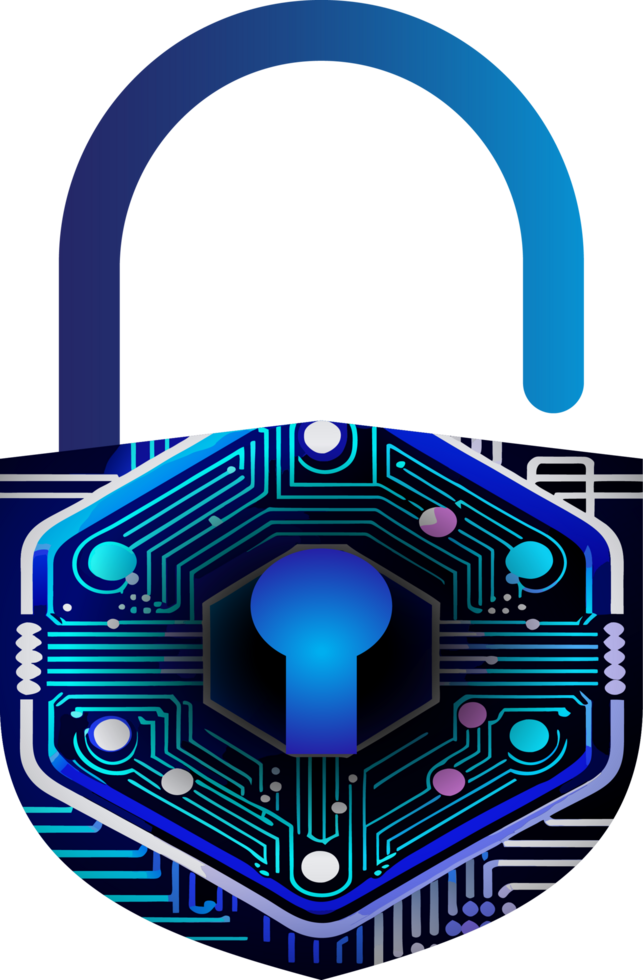 Modern Technology Cybersecurity Icon Crop-out png