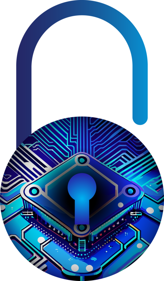 Modern Technology Cybersecurity Icon Crop-out png