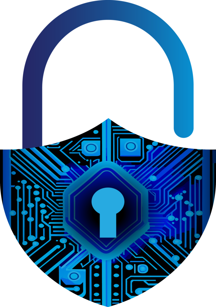 Modern Technology Cybersecurity Icon Crop-out png