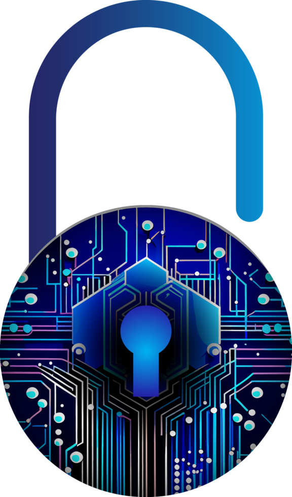 Modern Technology Cybersecurity Icon Crop-out png