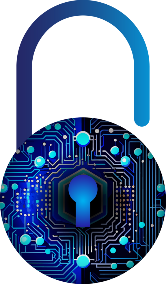 Modern Technology Cybersecurity Icon Crop-out png