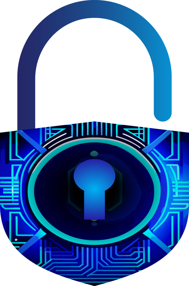 Modern Technology Cybersecurity Icon Crop-out png