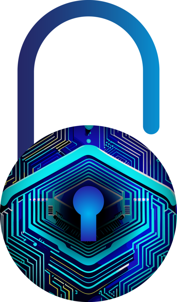 Modern Technology Cybersecurity Icon Crop-out png