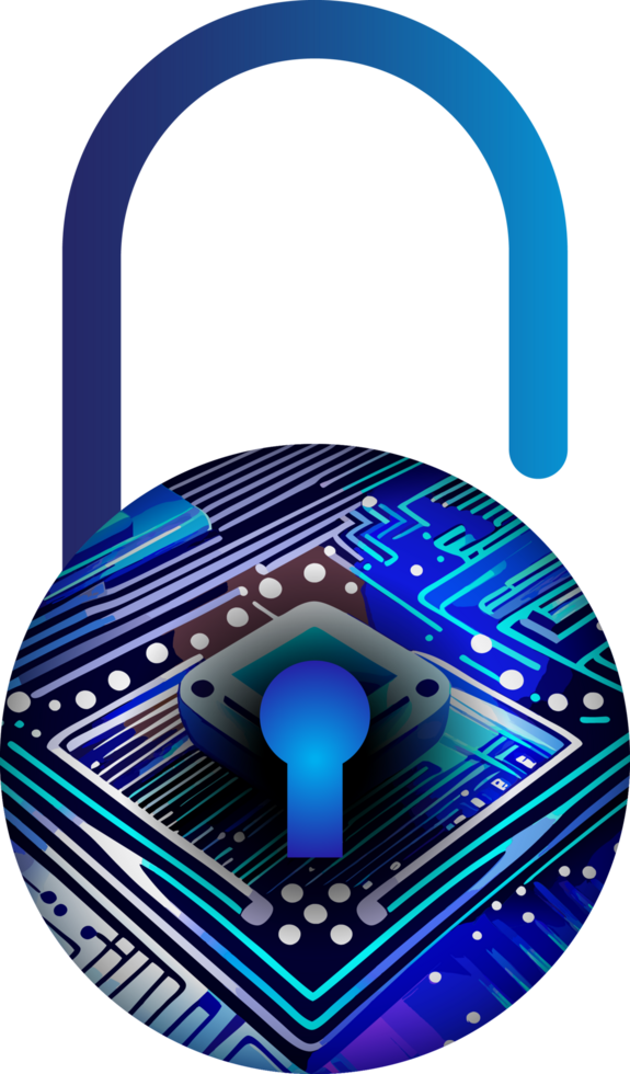 Modern Technology Cybersecurity Icon Crop-out png